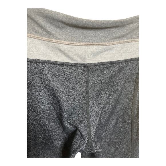 Lululemon Athletica capri cropped heather gray leggings size 4 - Picture 3 of 5